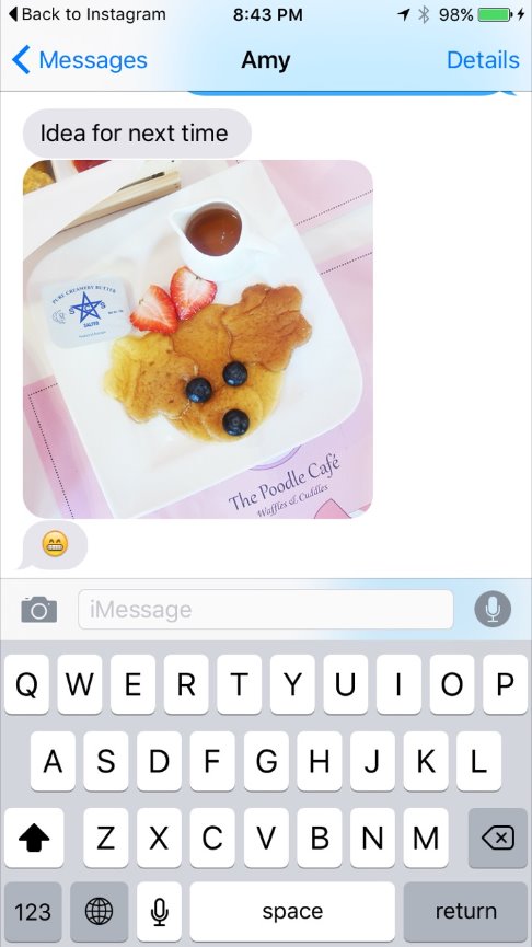 When Teresa called me