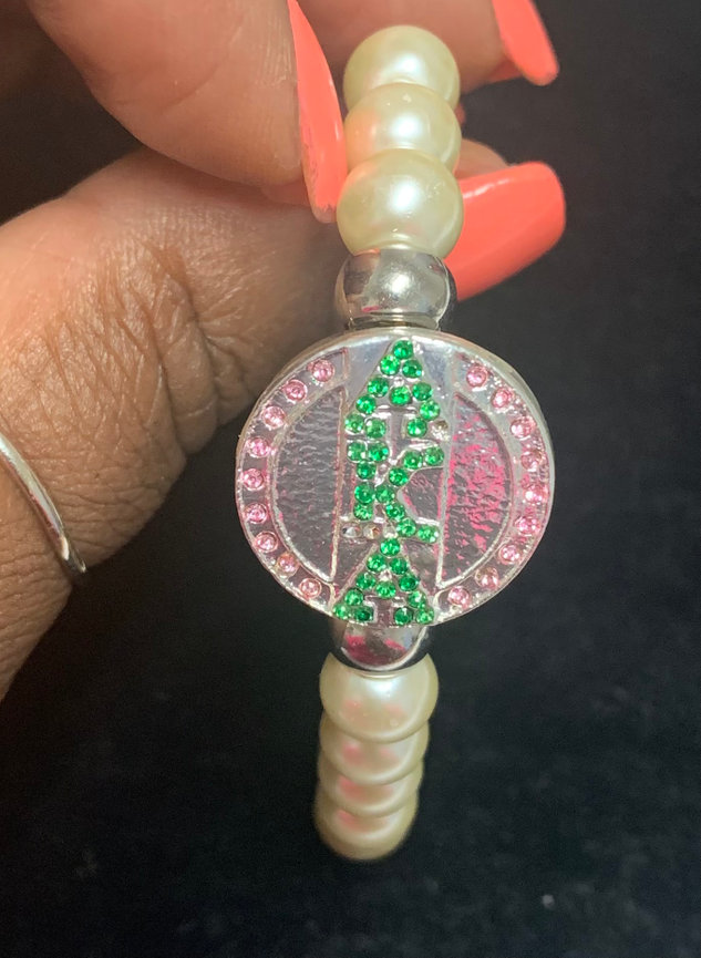 AKA Pearl Snap Bracelet #3