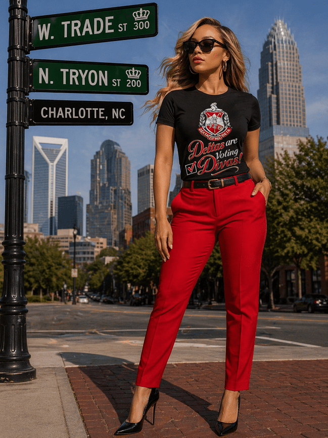 DST Voting Deltas Bling Tee