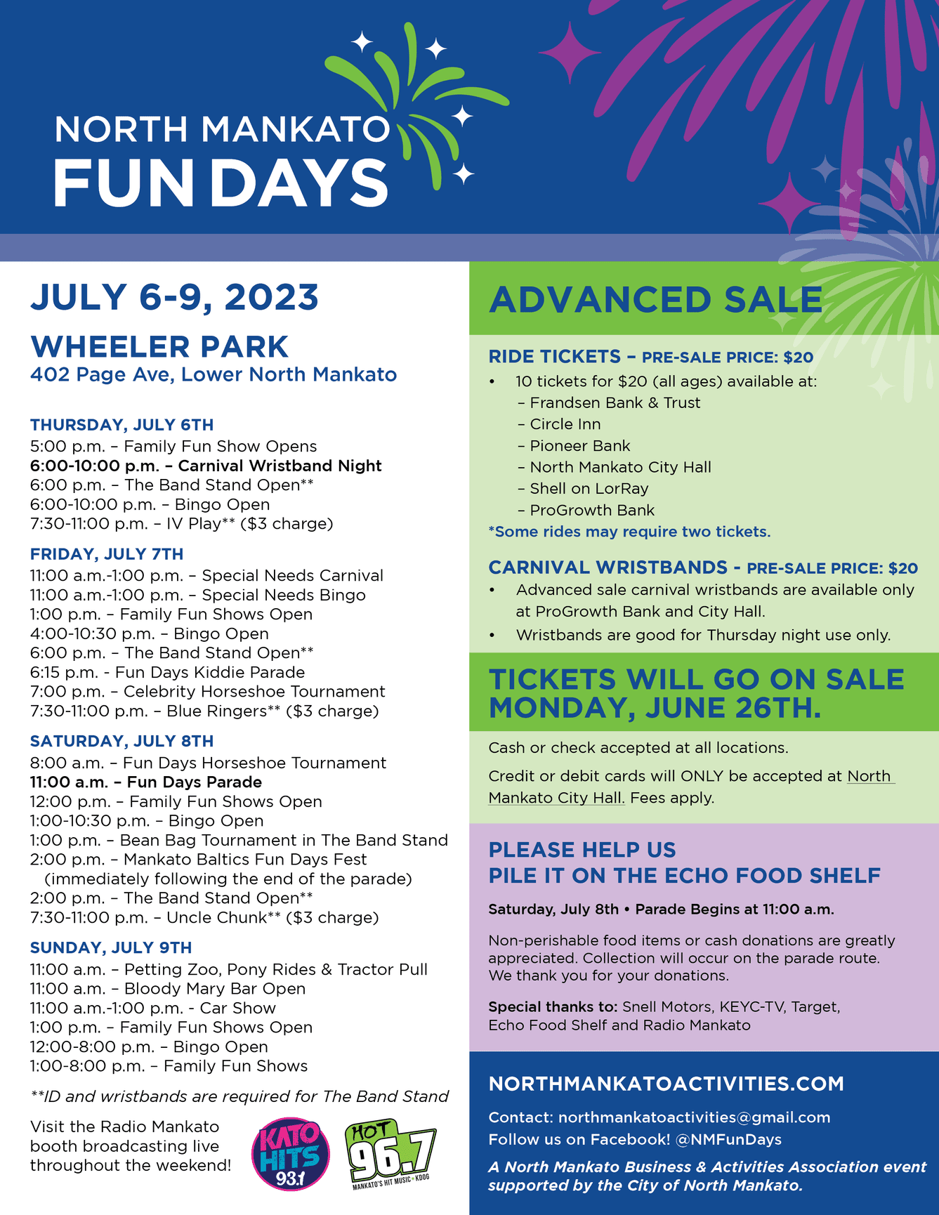 North mankato community events north mankato fun days 2022