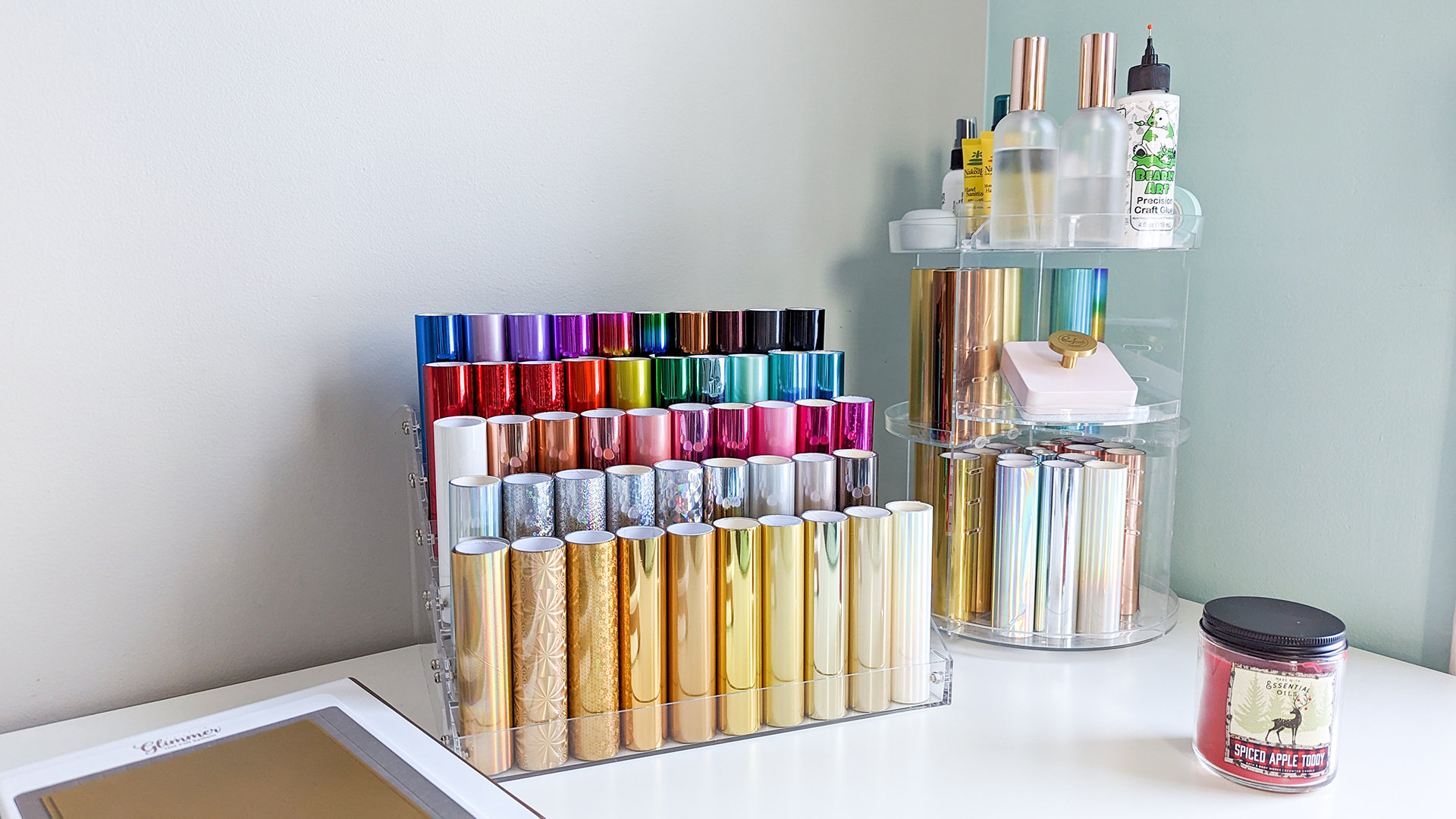 New Foil Storage in my Craft Room - Lea Lawson Creates