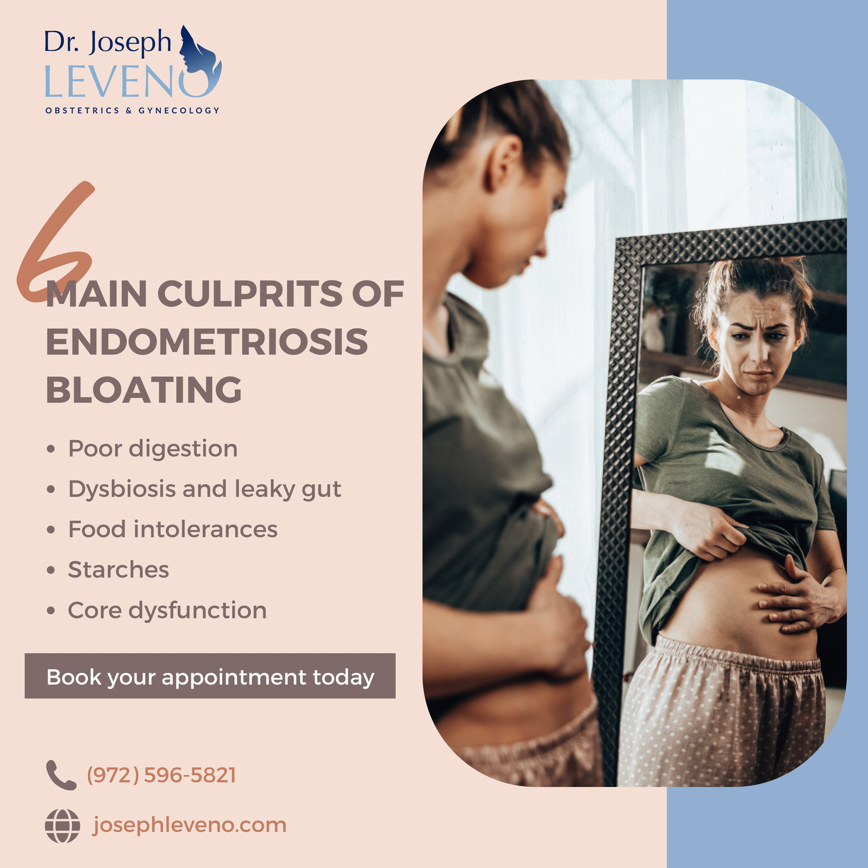 The 6 Main Culprits Of Endometriosis Bloating In Plano Tx Dr Joseph Leveno