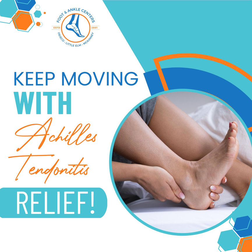 Achilles Tendonitis Pain Relief in Frisco, Little Elm, & McKinney