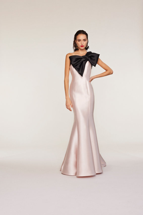 gown with bow