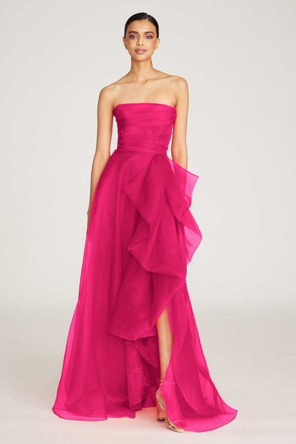 gown with slit
