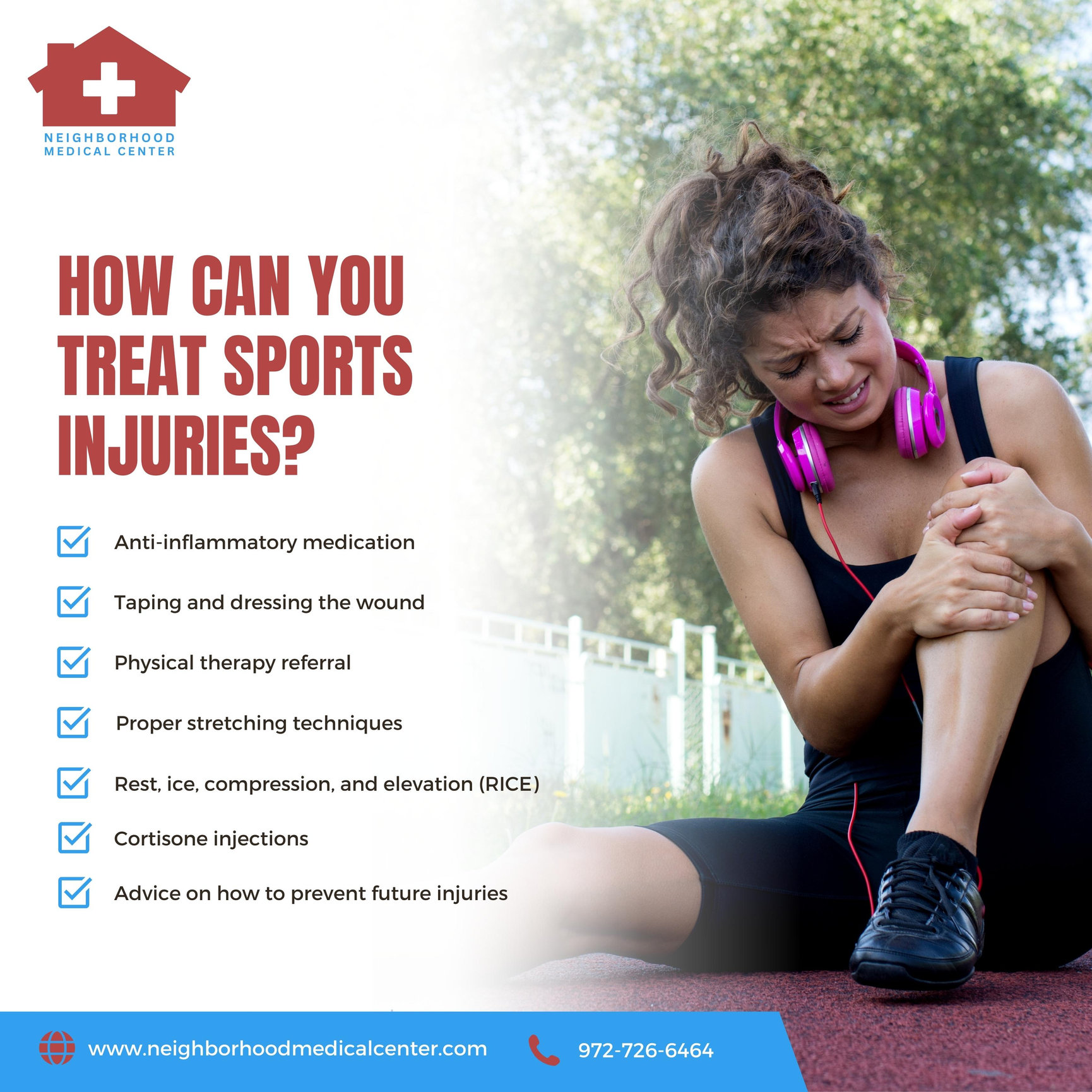 How Do You Treat Sports Injuries in Dallas, Texas Neighborhood