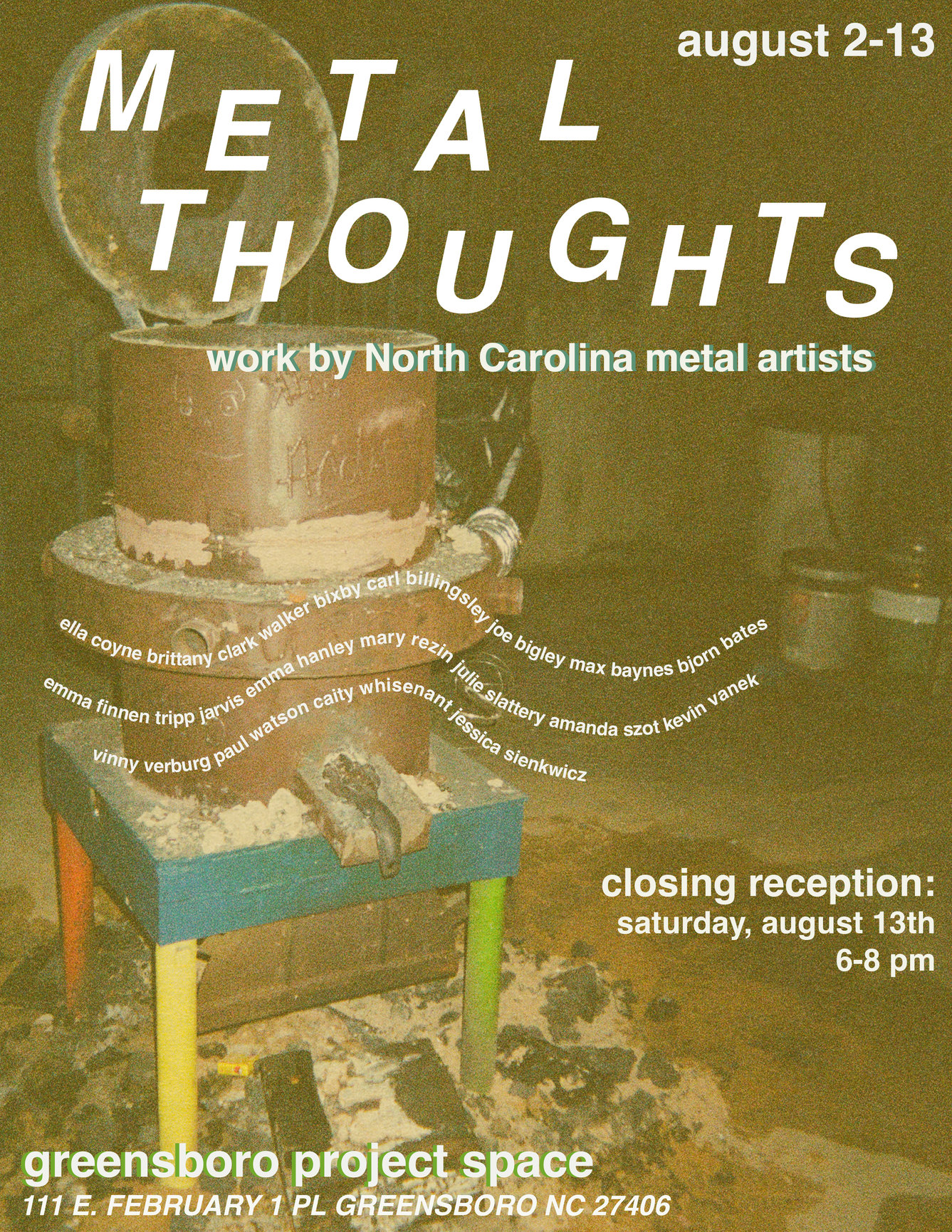 Metal Thoughts Greensboro Project Space